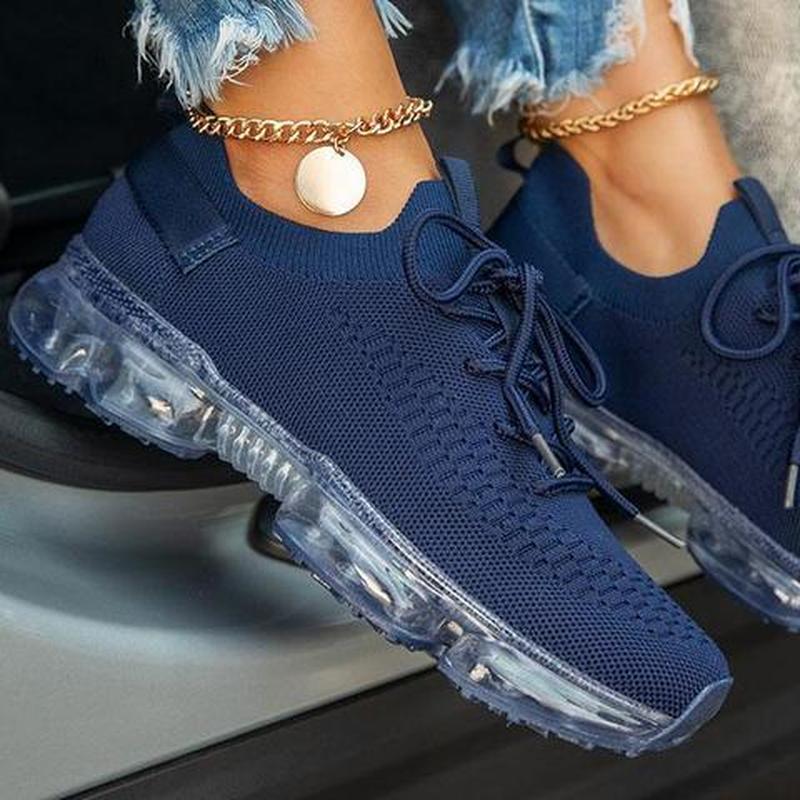 Sneakers femme Casual Shoes Mesh Air-Cushion Flat