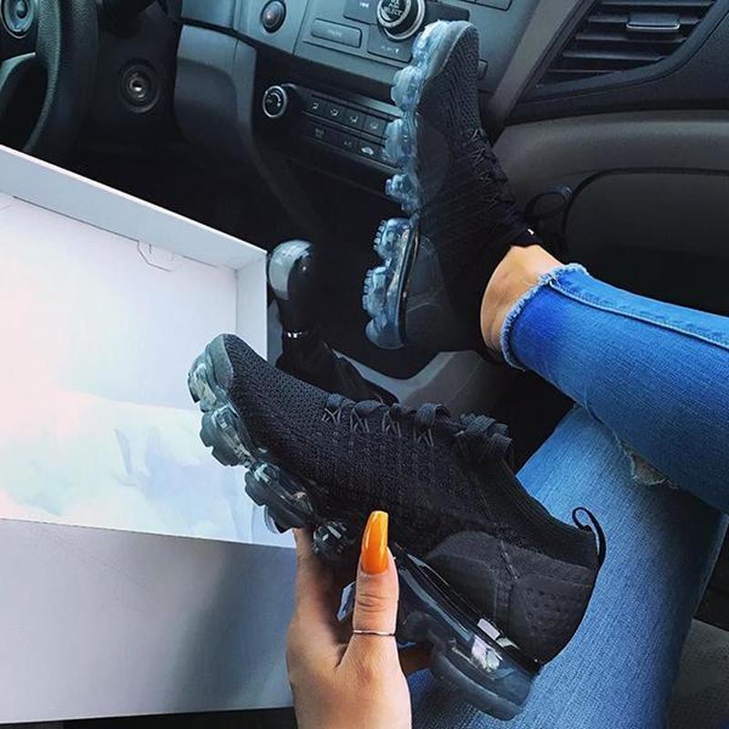 Sneakers femme Casual Shoes Mesh Air-Cushion Flat
