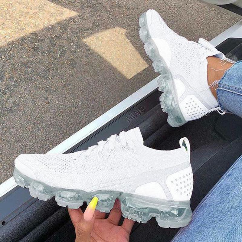 Sneakers femme Casual Shoes Mesh Air-Cushion Flat