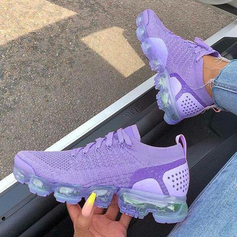Sneakers femme Casual Shoes Mesh Air-Cushion Flat