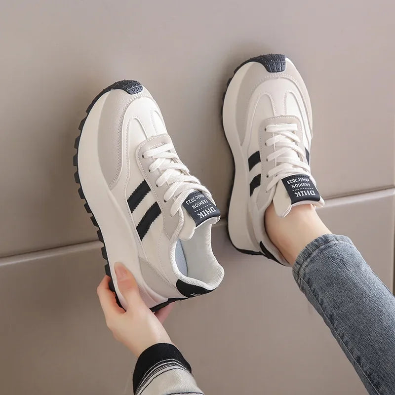 Chaussures femme Casual Patchwork Leather
