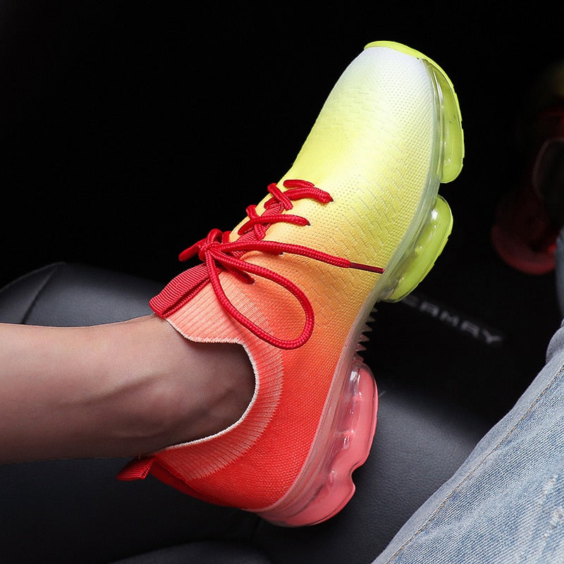 Fashion Running Sport Shoes femme Lace Up Sneakers