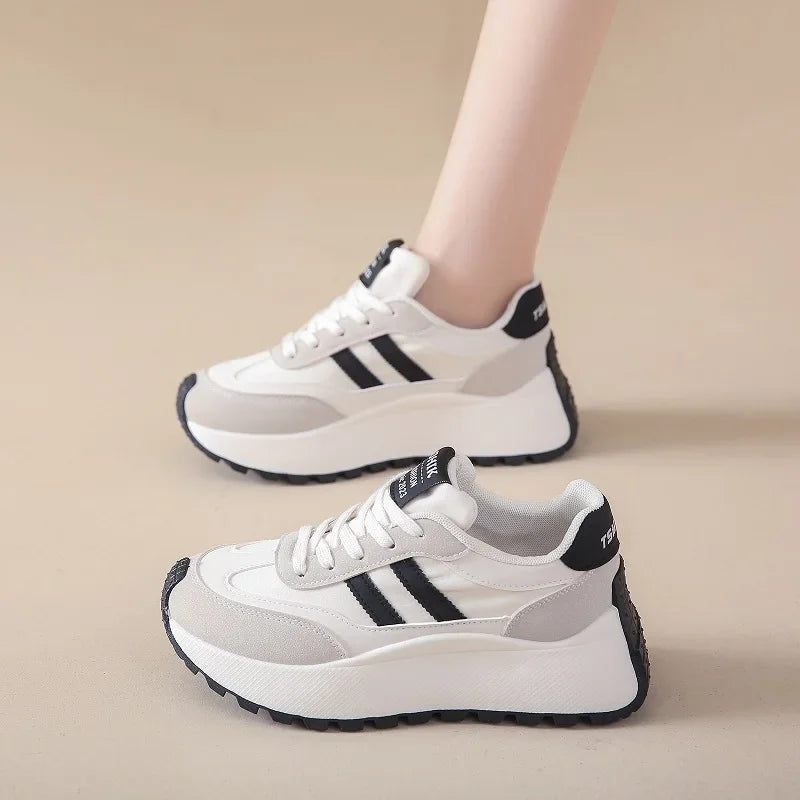 Chaussures femme Casual Patchwork Leather