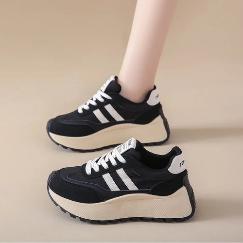Chaussures femme Casual Patchwork Leather