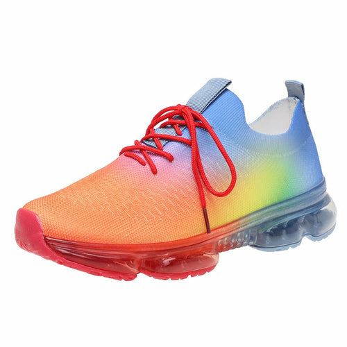Fashion Running Sport Shoes femme Lace Up Sneakers