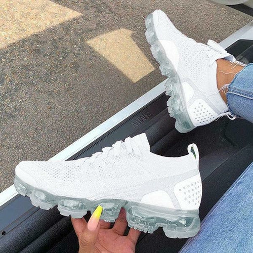 Sneakers femme Casual Shoes Mesh Air-Cushion Flat